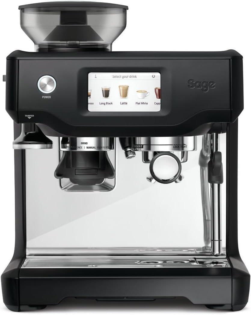 Sage The Barista Touch SES880 - Pantalla Tactil Molinillo Integrado Trufa Negra