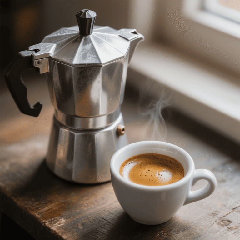 Cómo Preparar un Café Expreso con una Cafetera Italiana