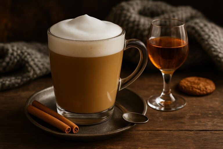 Cómo Hacer Café con Leche y un Toque de Licor para Disfrutar en Invierno