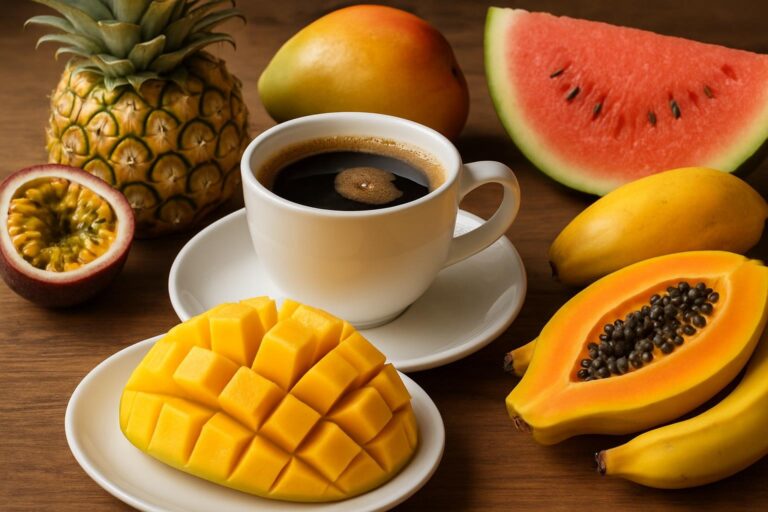 7 Recetas Fáciles de Café con Frutas Tropicales