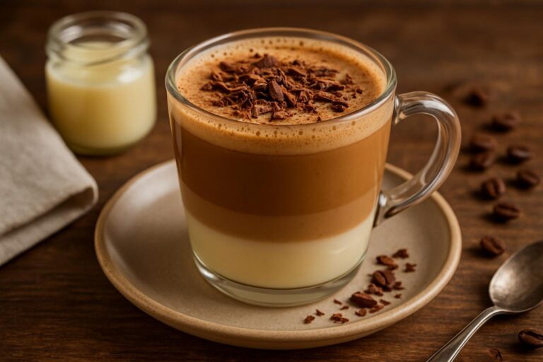 Cómo Hacer un Café con Leche Condensada y un Toque de Chocolate