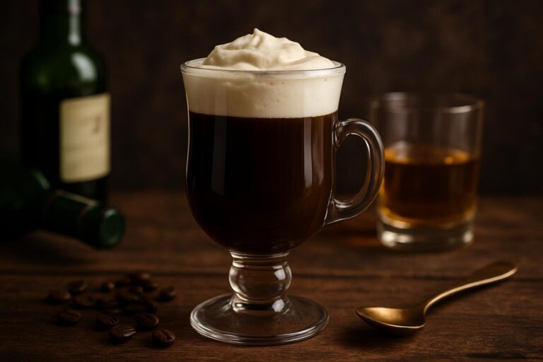 Cómo Hacer un Café Estilo Irlandés con un Toque de Licor