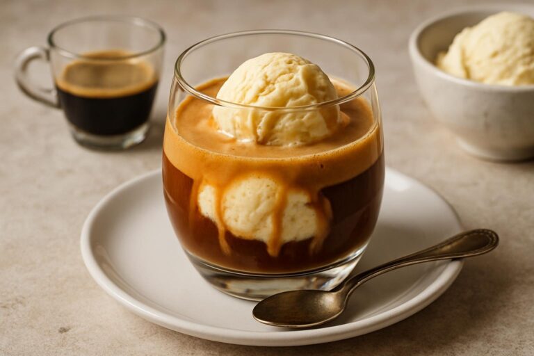 Cómo Hacer un Affogato al Estilo Italiano con Helado de Vainilla