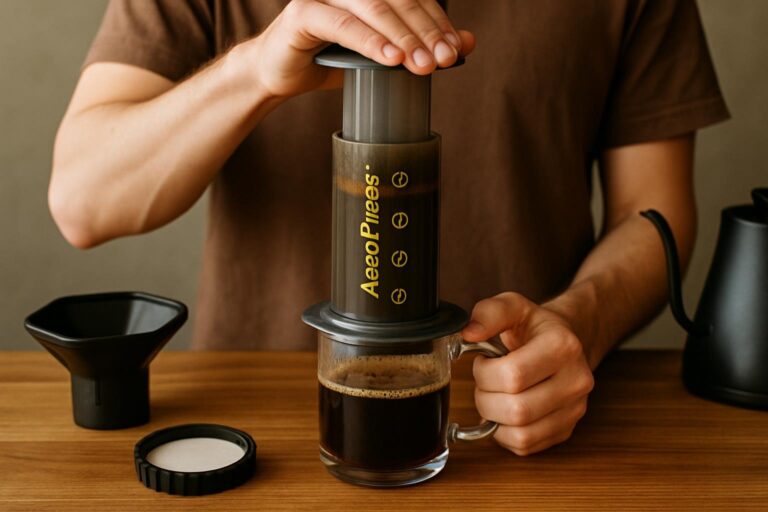 Cómo Preparar Café con una Prensa Aeropress para el Máximo Sabor