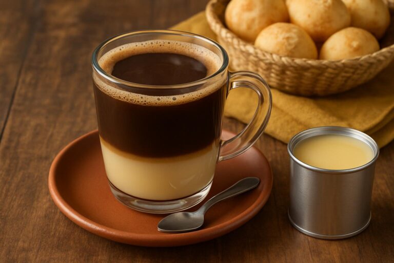 Cómo Preparar un Café con Leche Condensada al Estilo Brasileño