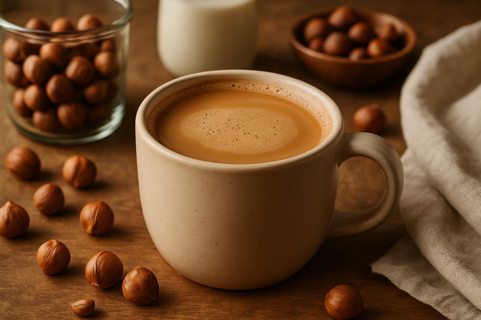 Cómo Hacer un Café con Leche con Sabor a Avellanas en Casa