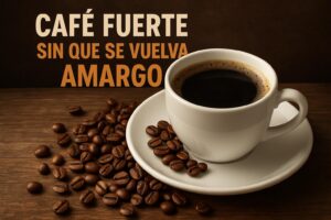 Guía para Hacer un Café Fuerte sin que se Vuelva Amargo