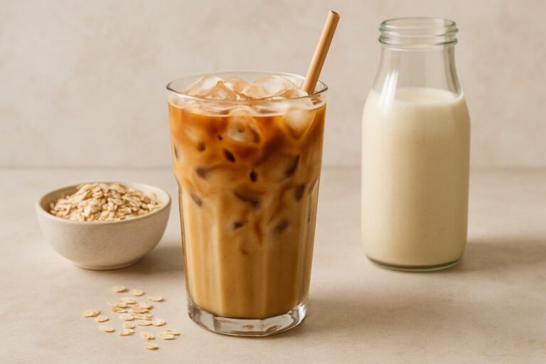 Cómo Hacer Café Helado con Leche de Avena