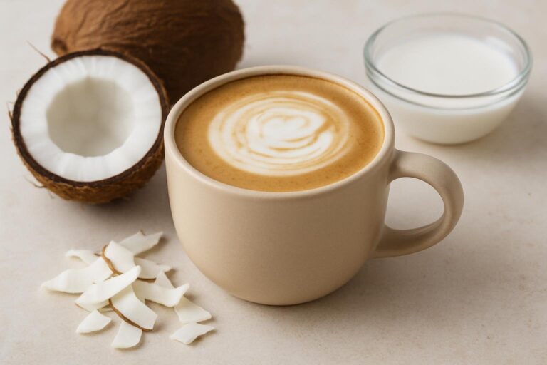 Cómo Hacer un Café con Leche de Coco: Receta Saludable