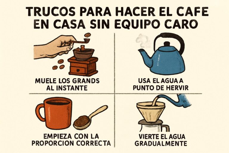 7 Trucos para Hacer el Mejor Café en Casa sin Equipo Caro