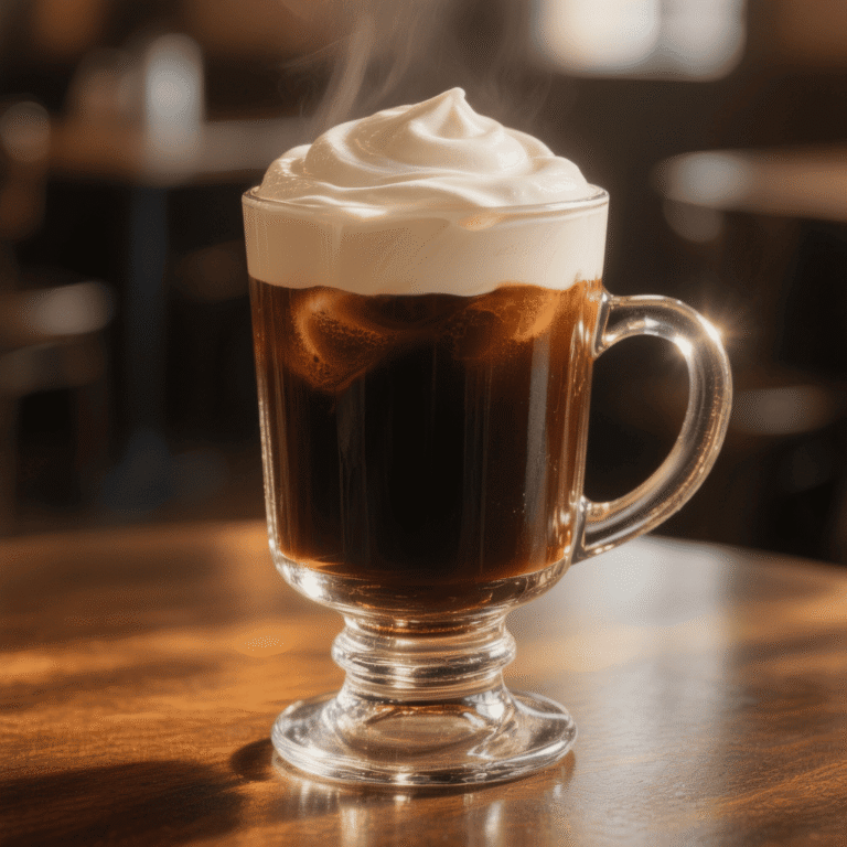 Café Irlandés: La Receta Original del Irish Coffee Perfecto