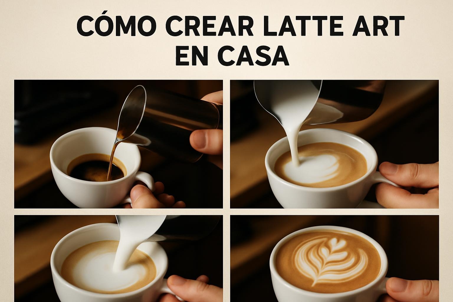 Café y Arte: Cómo Crear Latte Art en Casa