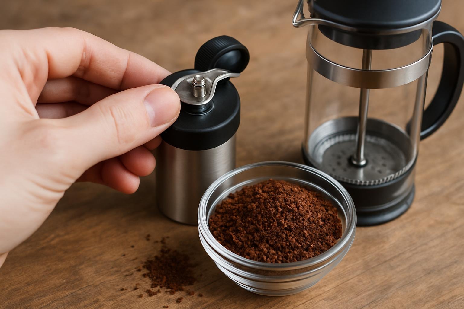 Cómo Ajustar la Molienda para Café con Prensa Francesa