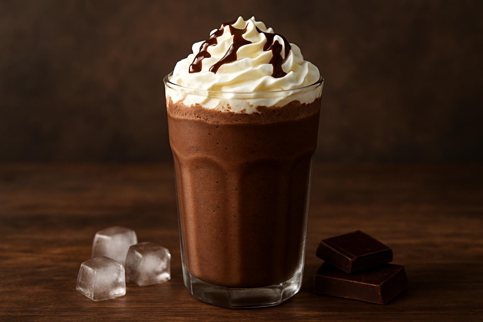 Cómo Hacer un Café Frappe de Chocolate con Crema