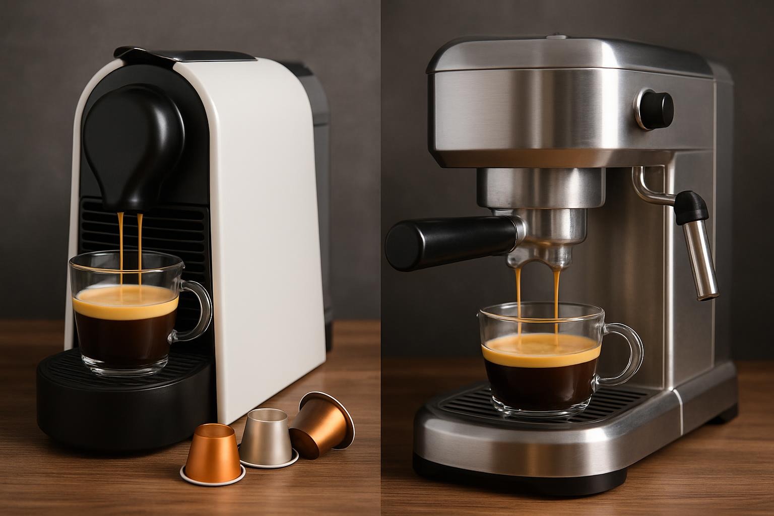 Cafetera de Cápsulas Vs Espresso: ¿cuál Conviene Más?