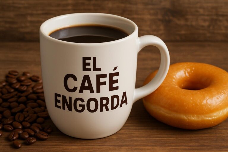 ¿El Café Engorda? La Verdad Completa Sobre Calorías, Metabolismo y Pérdida de Peso