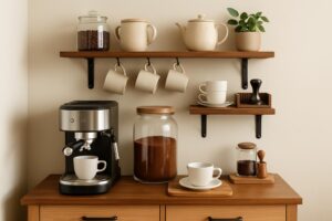 Cómo Organizar un Rincón de Café Estilo Barista en Tu Casa