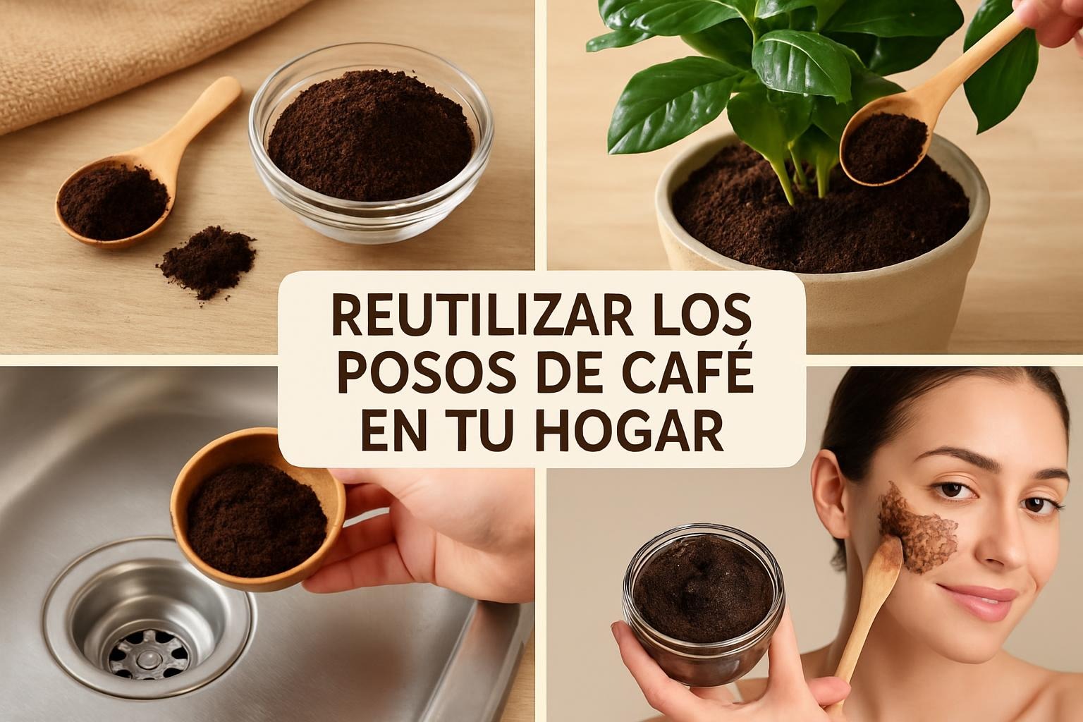 5 Formas de Reutilizar los Posos de Café en Tu Hogar