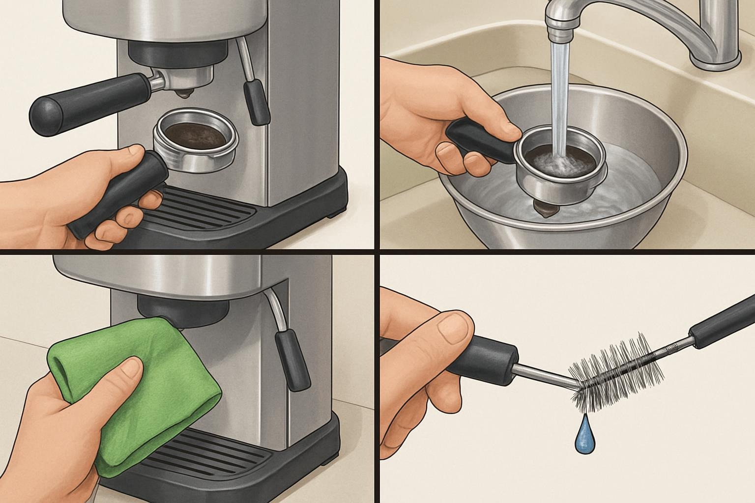 Cómo Limpiar y Mantener Tu Cafetera Espresso en Casa