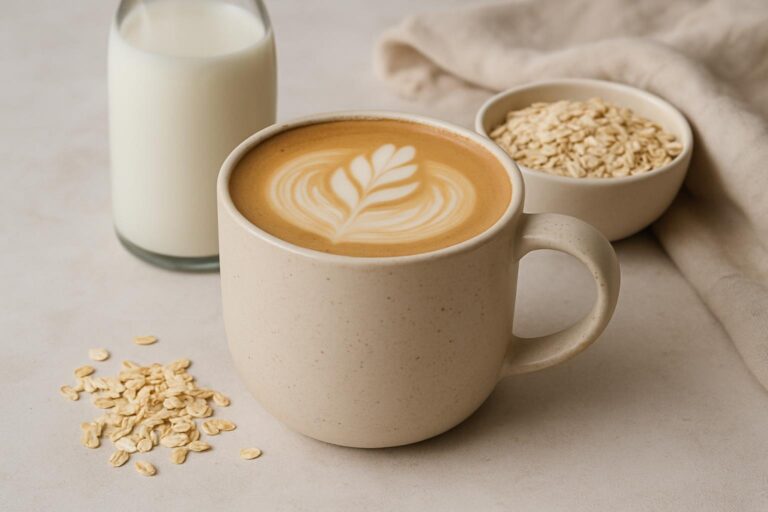Receta de Café con Leche de Avena al Estilo Barista